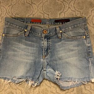 AG denim shorts